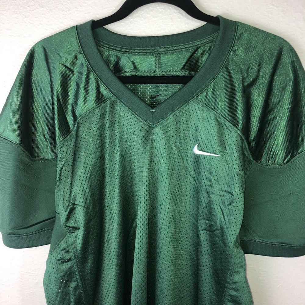 NWT NIKE Football Practice Jersey Green Mesh XXL